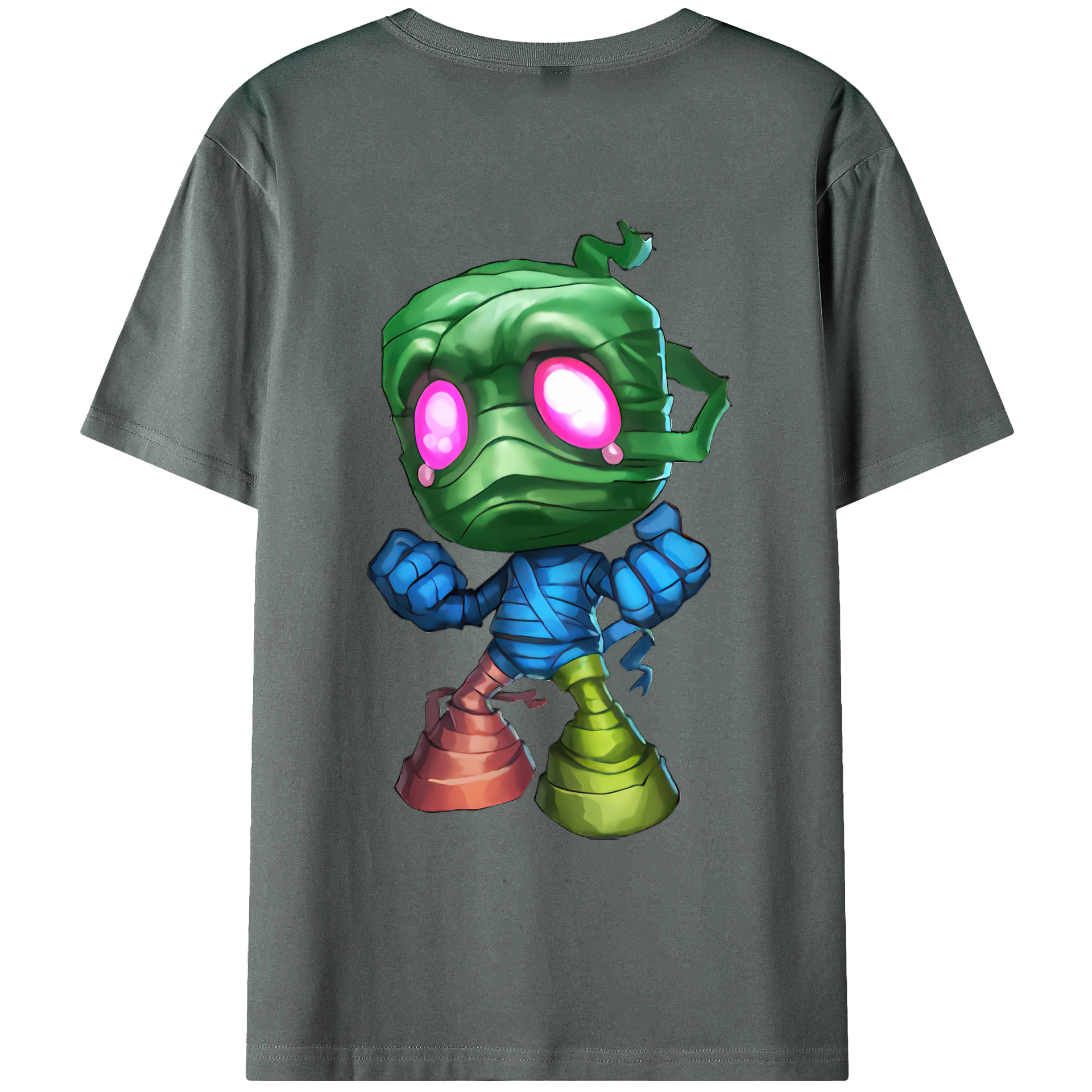 （画像用） リーグ・オブ・レジェンド League of Legends LOL 綿100％ メンズ半袖Tシャツ（バックプリント） 通気性